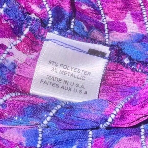 NWT women’s MISA X REVOLVE pink & blue watercolor MINIKLEID NOURA mini dress - Picture 9 of 9